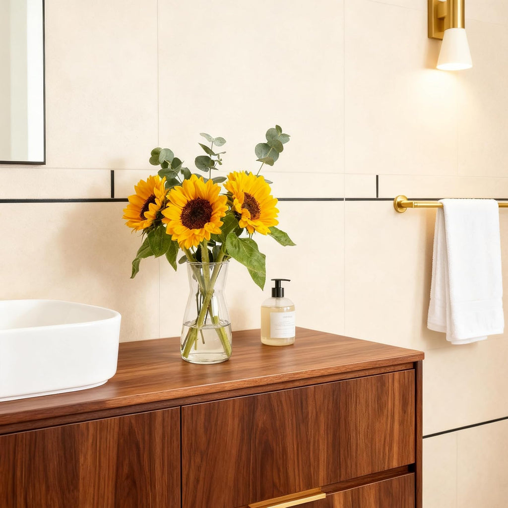 8 inch Clear Glass Flower Vases for Flower Bouquet Decoration Home Centerpiece Wedding Decor Gift